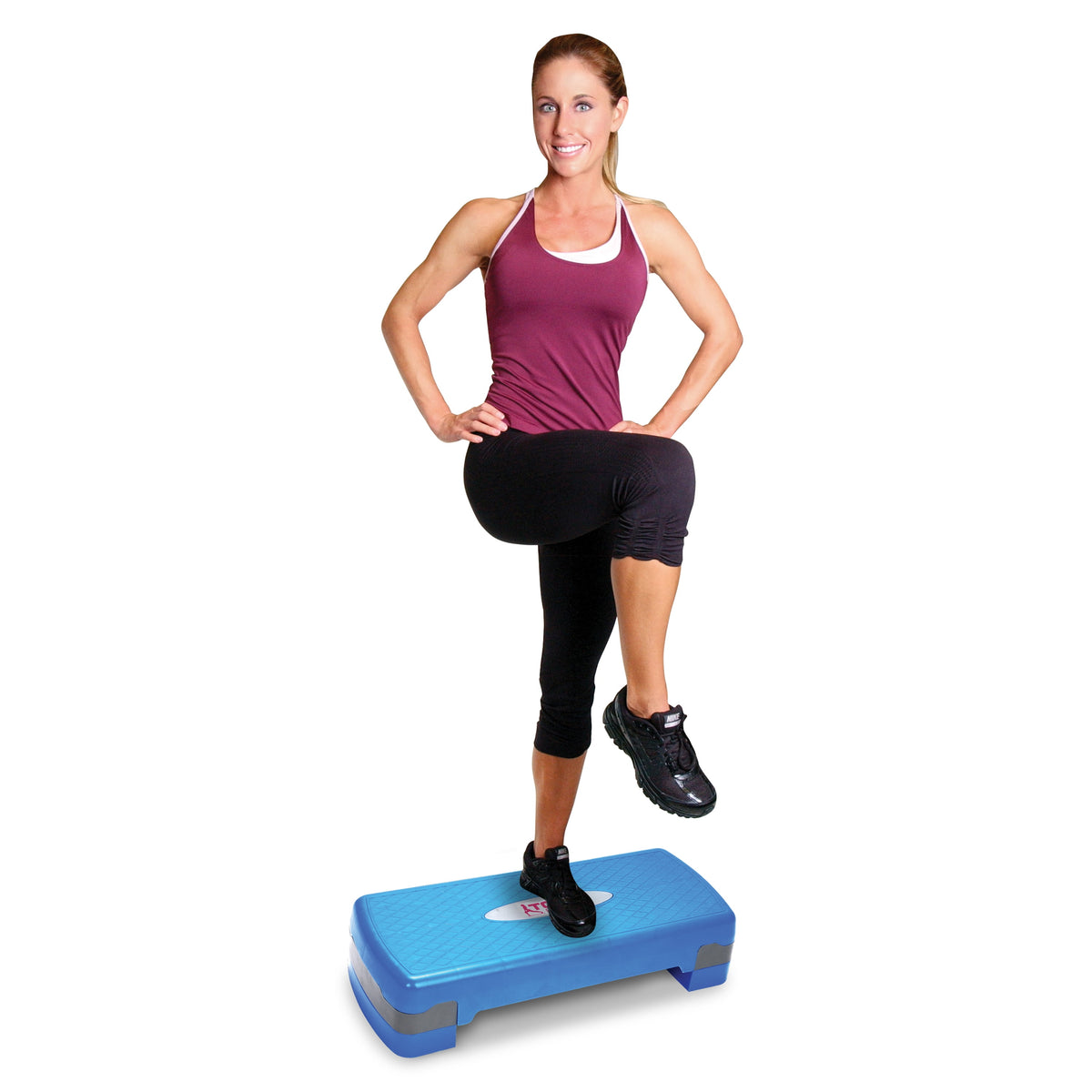 Tone Fitness Aerobic Stepper, Blue and White