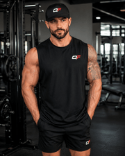 Black Mesh Qwik-Fit Trucker Cap