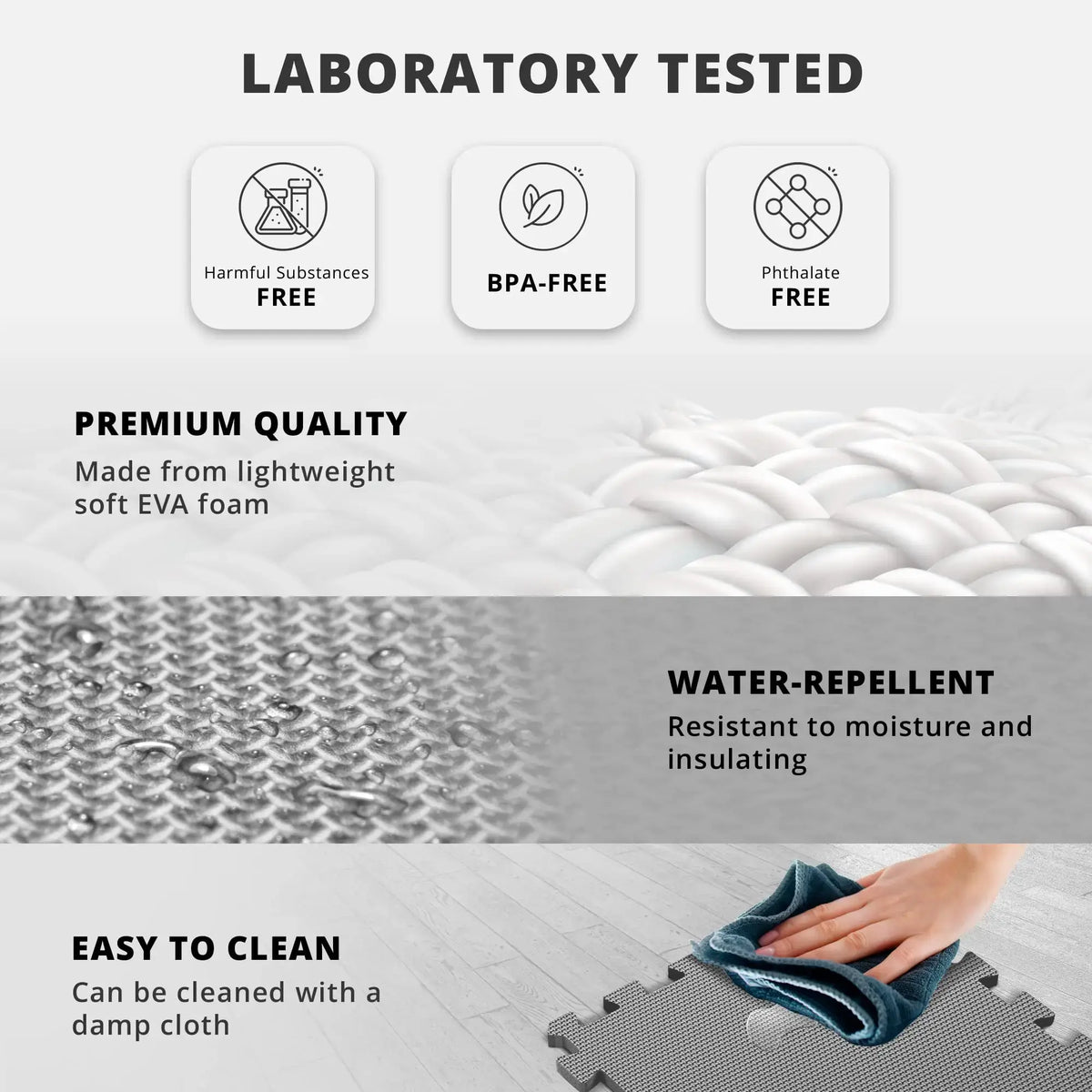 Cross Pattern Non-Slip EVA Sports Gym Mat product image 4