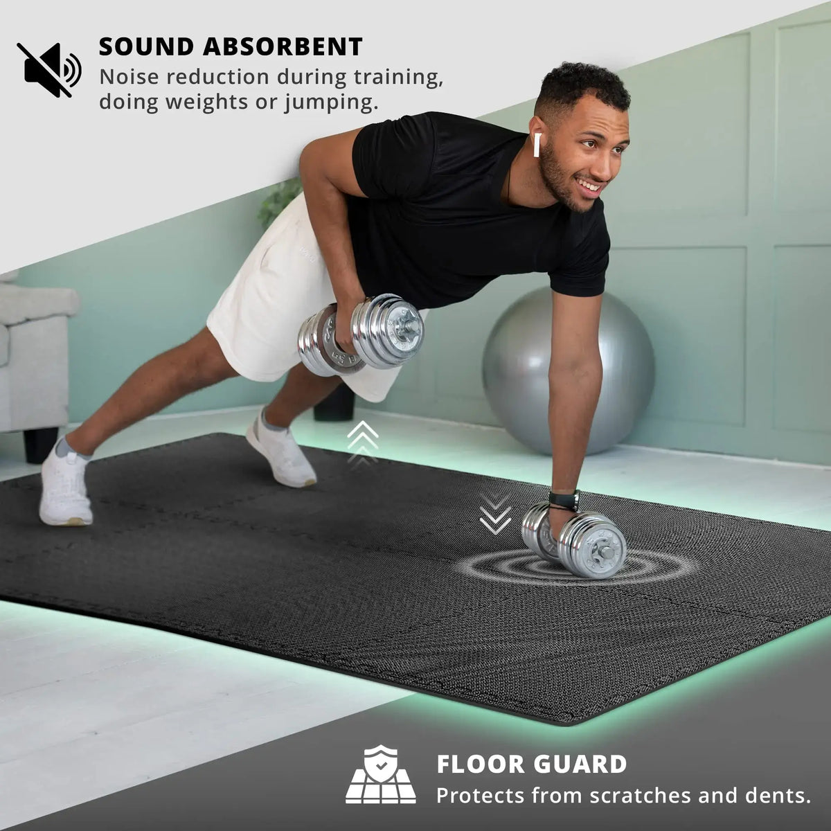 Cross Pattern Non-Slip EVA Sports Gym Mat product image 5