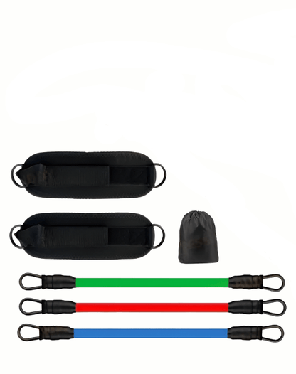 5pcs TPE Ankle Resistance Bands - Leg & Hip Training Essentials-0