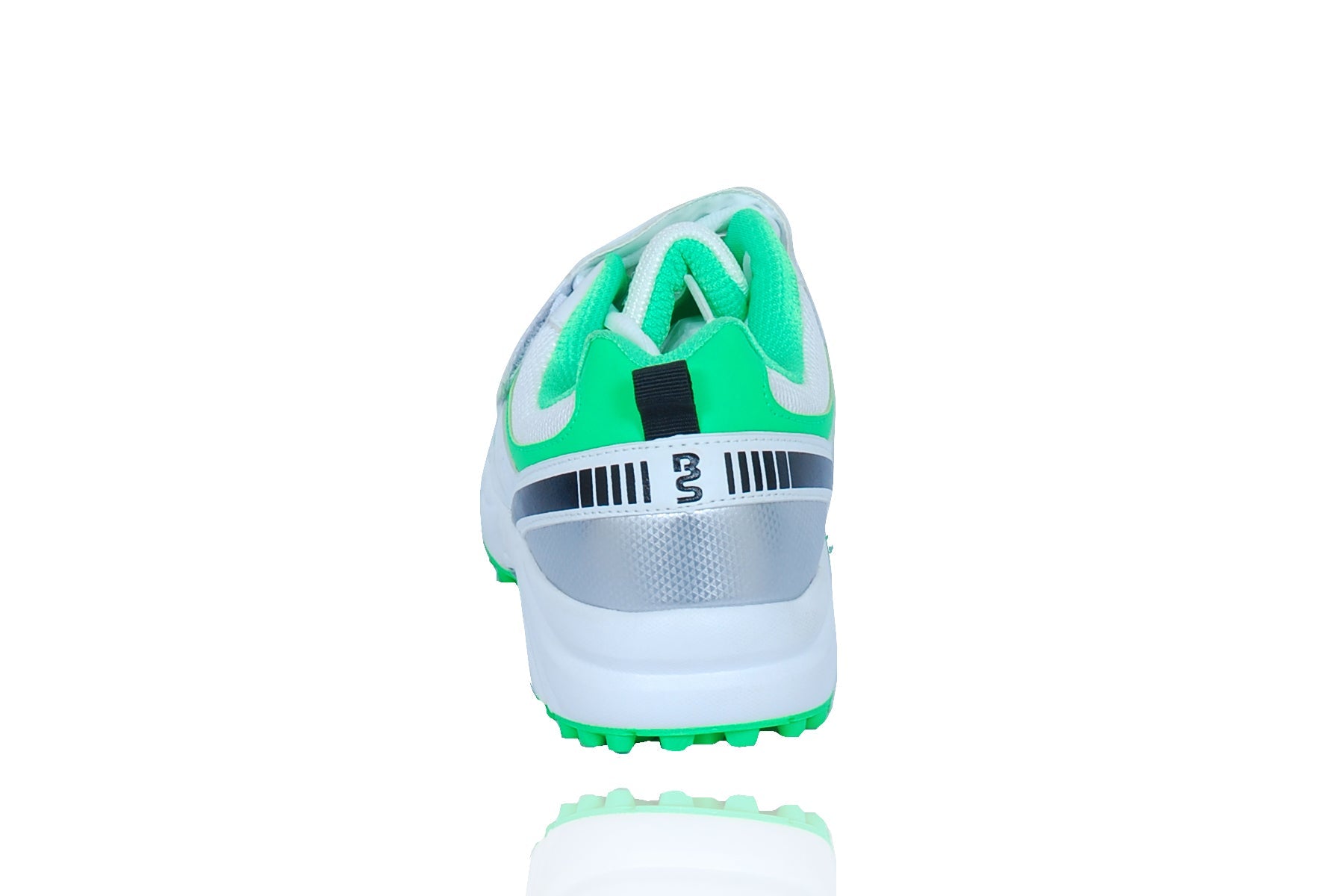 Back view of BS Cricket Shoes R60, perfect for professional cricket shoes with air cushioning and support.