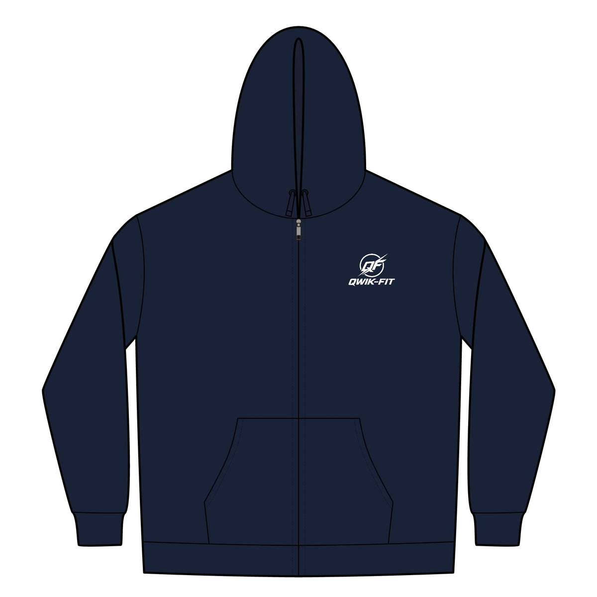 QF Heavyweight Sherpa-Lined Hooded Fleece Jacket — alternate view 4