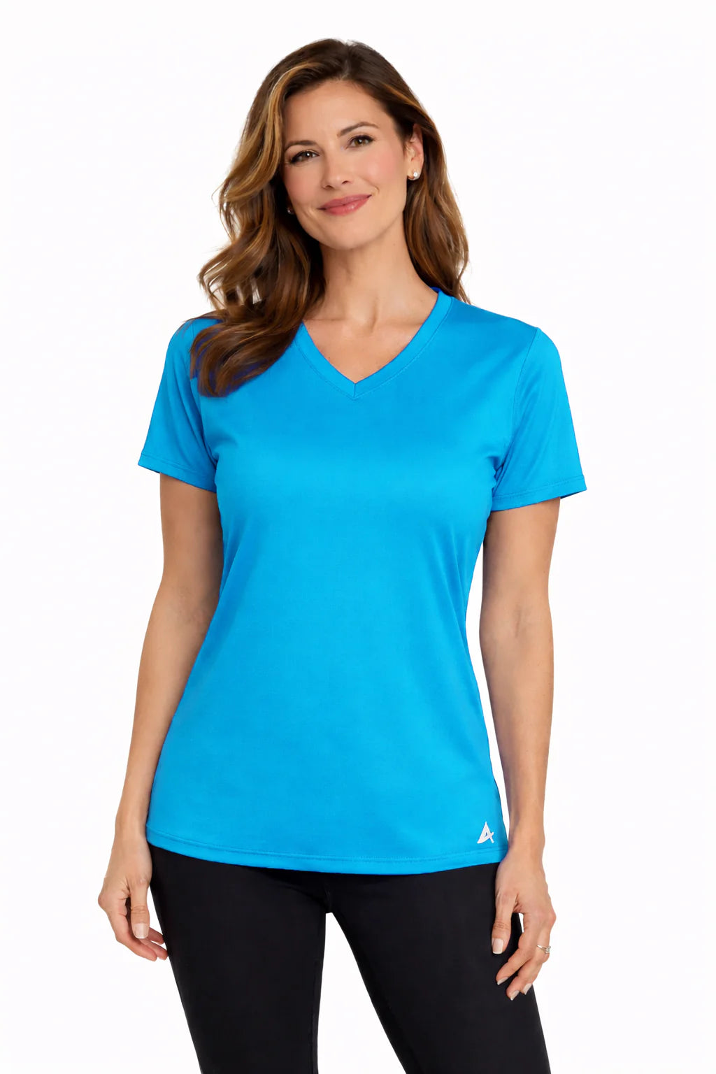 Women'S Cooling V-Neck Short Sleeve T-Shirt
