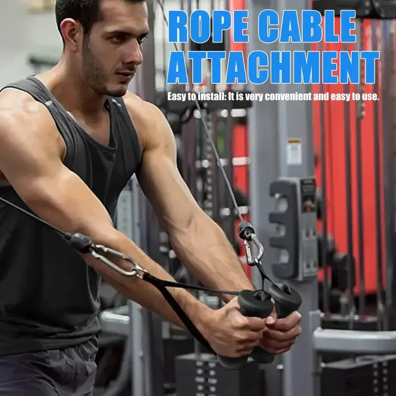 Ergonomic Tricep Rope Pulldown Attachment product image 4