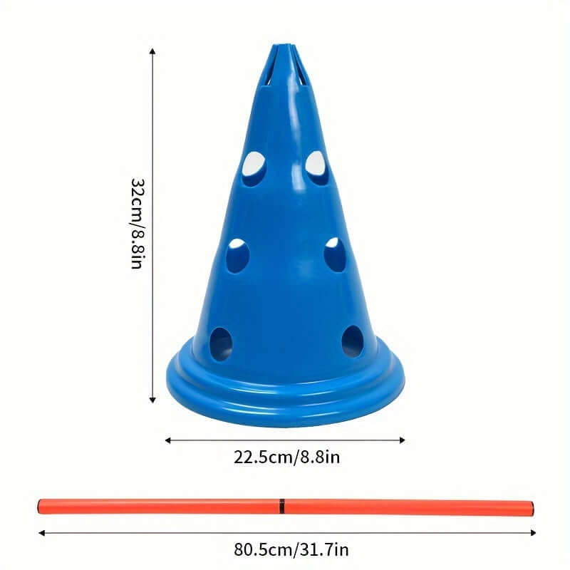15-Piece Adjustable Sports Training Cones Set product image 3