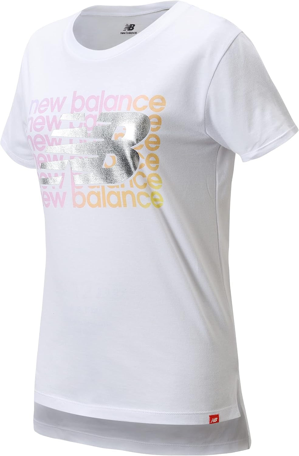 New Balance girls' activewear shorts set with a short sleeve T-shirt and gym shorts for big kids, perfect for sports and casual wear.