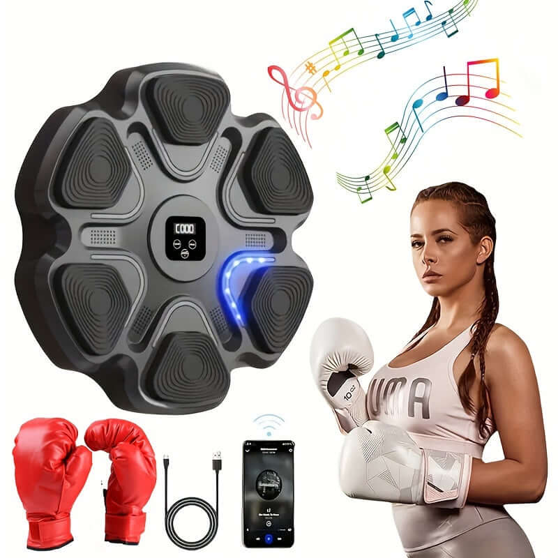 Wireless Wall Punching Pad with Gloves product image 3