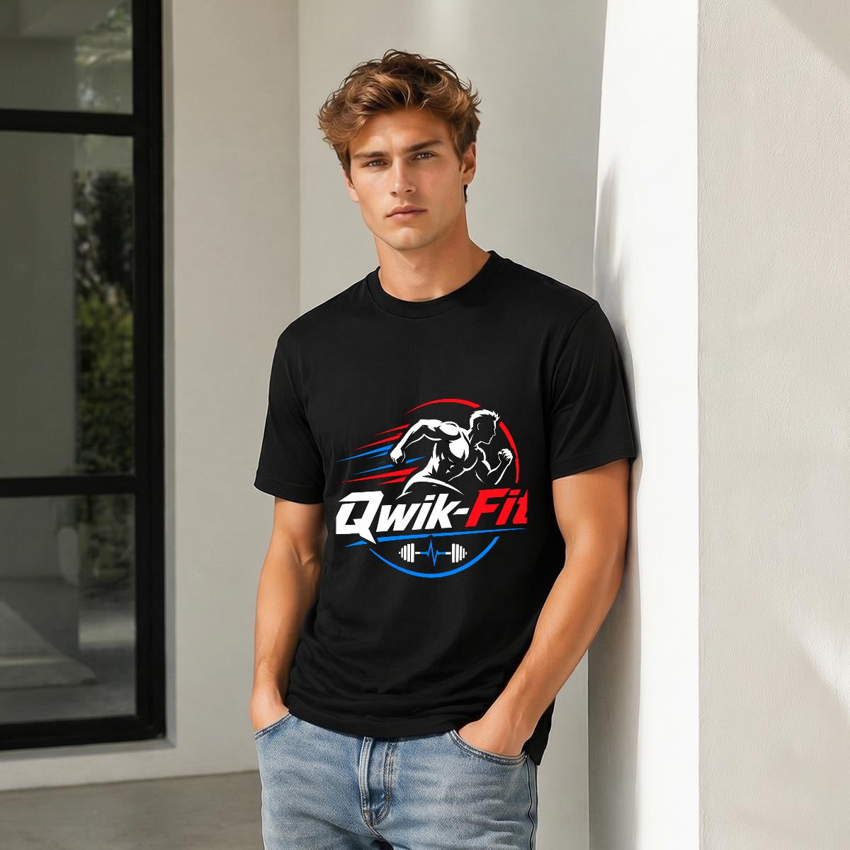 Men's T-Shirt  Printed in Canada|180GSM Front DTF