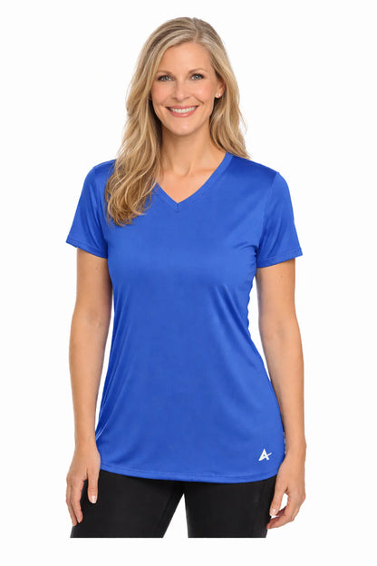 Women'S Cooling V-Neck Short Sleeve T-Shirt