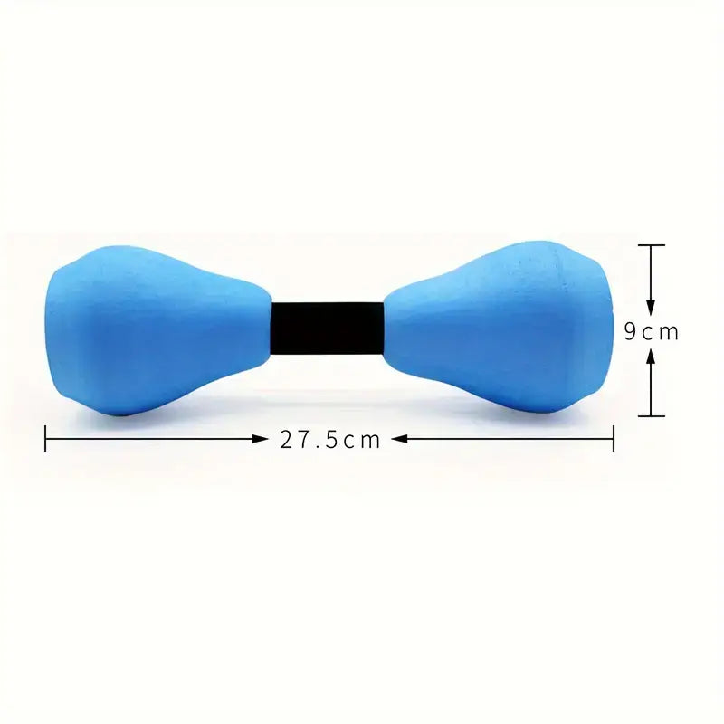 2Pcs Aqua Fitness Barbell - Dual Use Eva Foam Dumbbells(Blue) product image 2