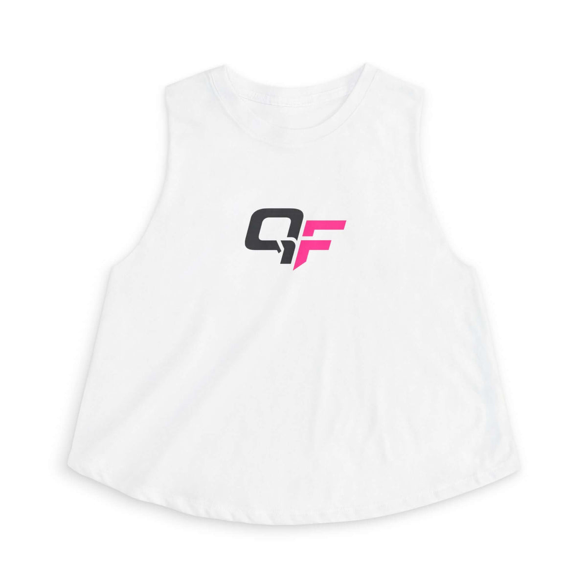 Women's athletic cropped workout shirt for active wear
