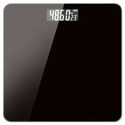 Durable Electronic Body Weight Scale - High Precision, Battery-Powered (Black)-0