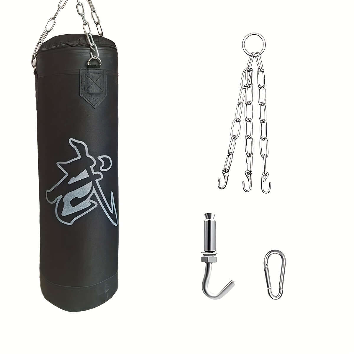 1 Set 60Cm Heavy-Duty Hanging Boxing Sandbag(Black) product image 1