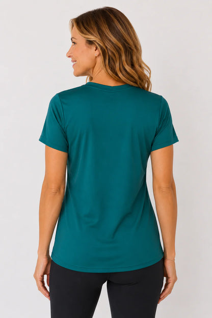 Women'S Cooling V-Neck Short Sleeve T-Shirt