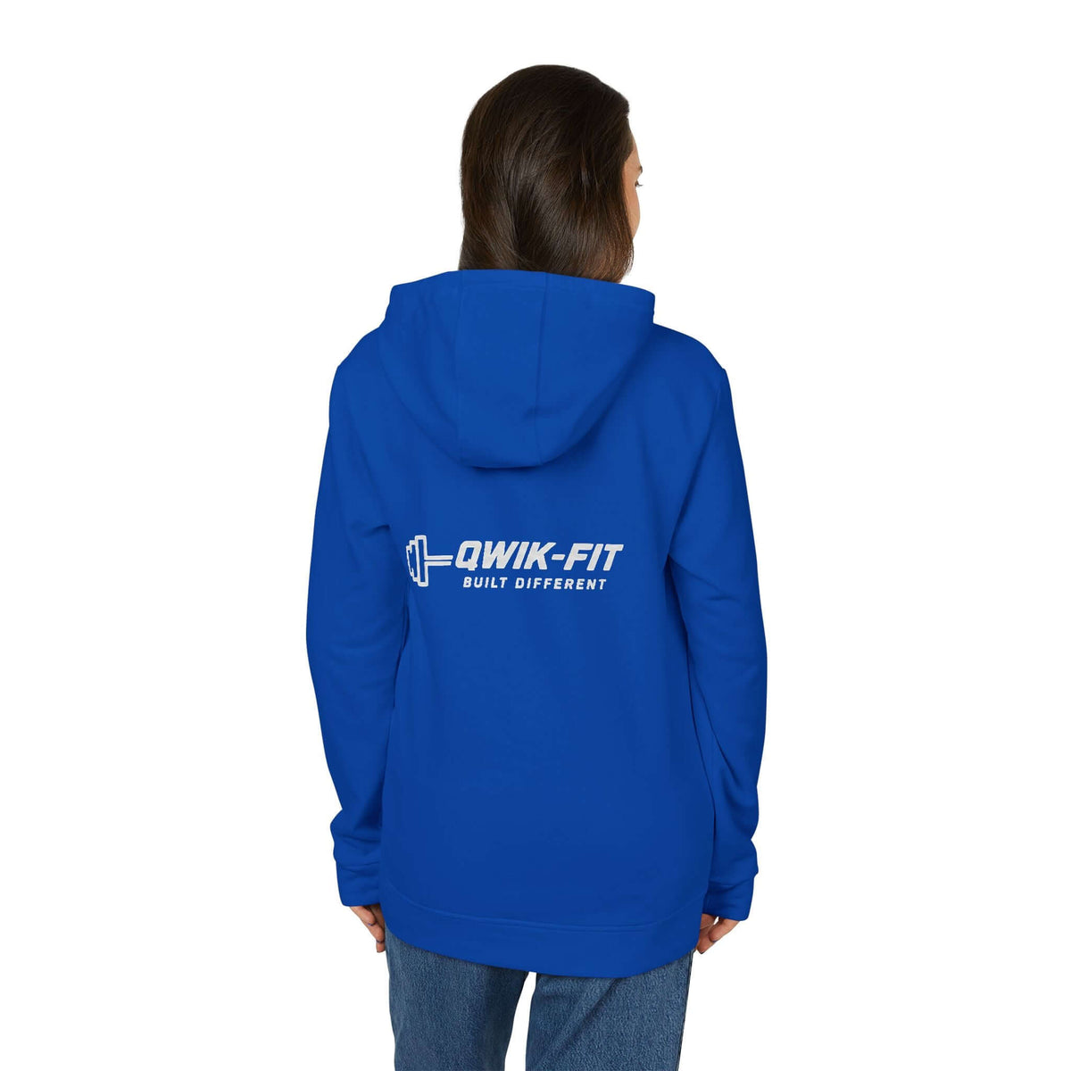 White Adidas Hoodie - Qwik-Fit Logo Athletic Pullover product image 13