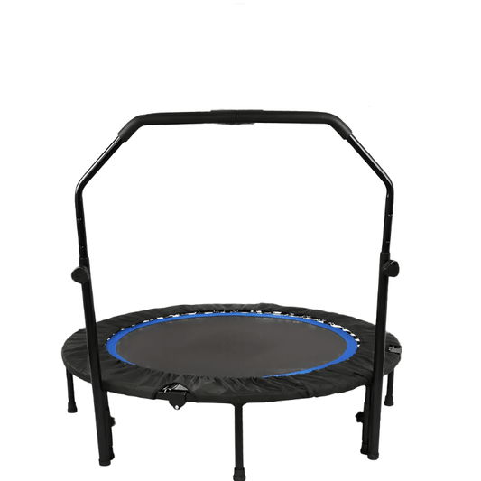 121.92cm Mini Fitness Trampoline with Adjustable Handle - Blue product image 1
