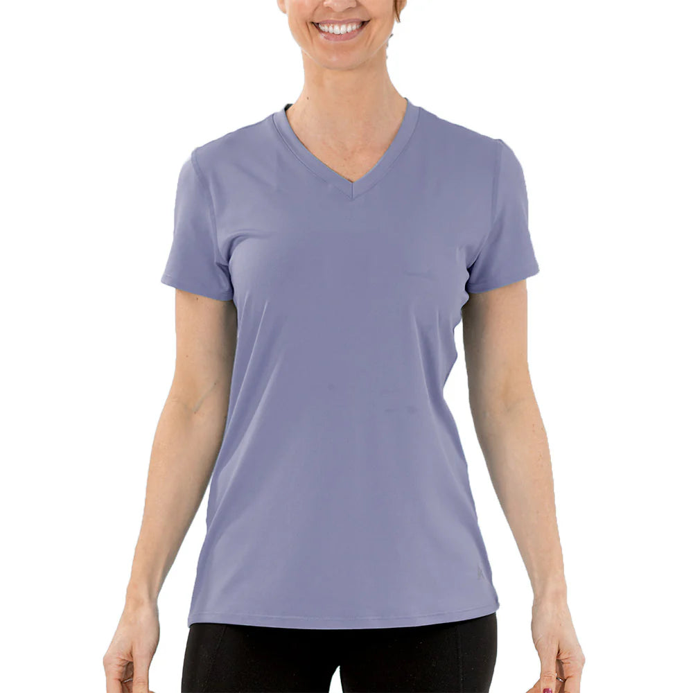Women'S Cooling V-Neck Short Sleeve T-Shirt