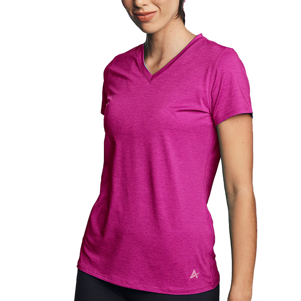 Women'S Cooling V-Neck Short Sleeve T-Shirt