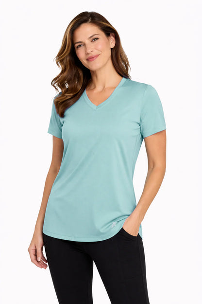 Women'S Cooling V-Neck Short Sleeve T-Shirt