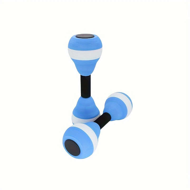 2Pcs Aqua Fitness Barbell - Dual Use Eva Foam Dumbbells(Blue) product image 3