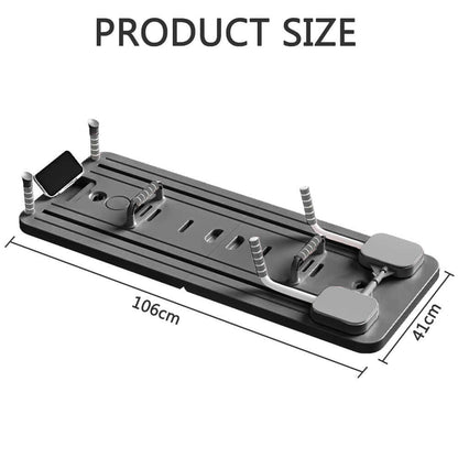 8-in-1 Foldable Pilates Board with Resistance Bands & Kneeling Mat – Full Body Home Fitness Trainer-3