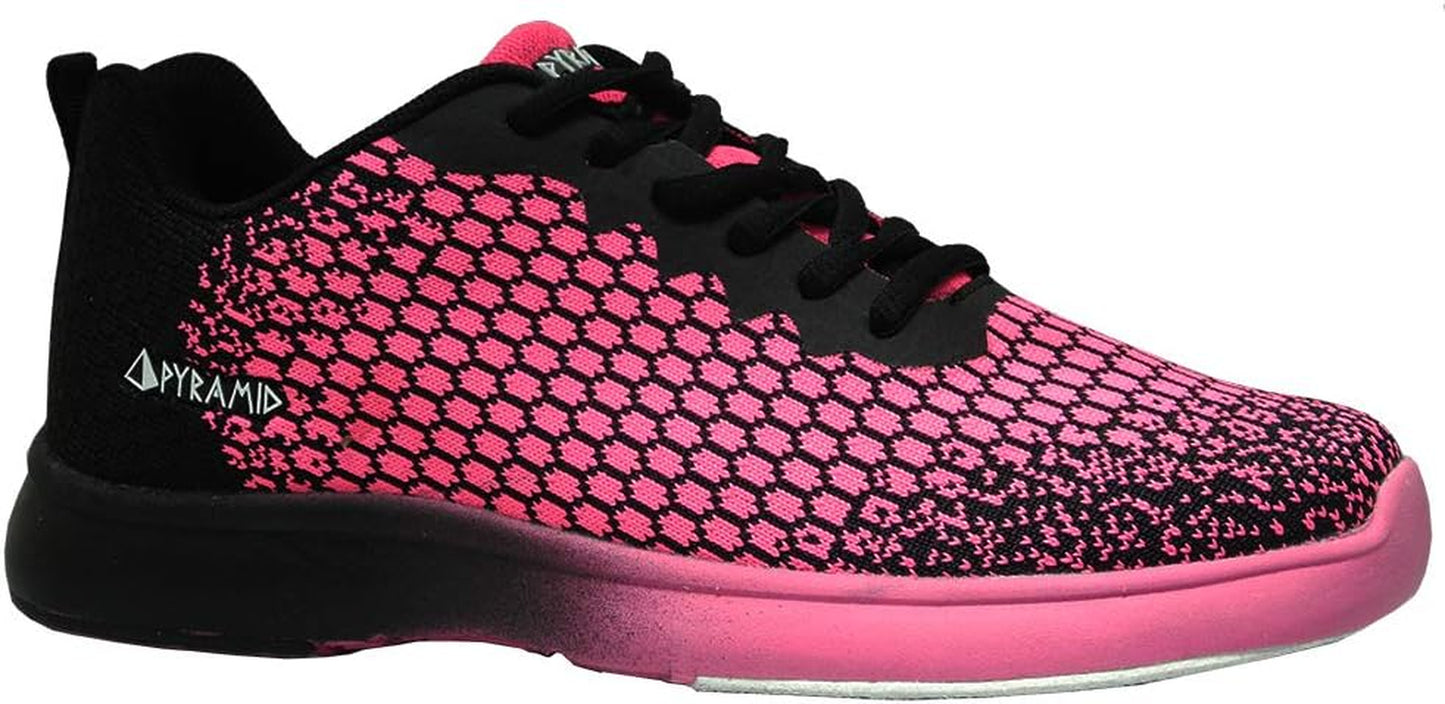 Pyramid Women’S Path Lite Seamless Mesh Bowling Shoes - Lightweight Seamless Design, Athletic Fit, Breathable Knit Upper, Universal Slide Soles