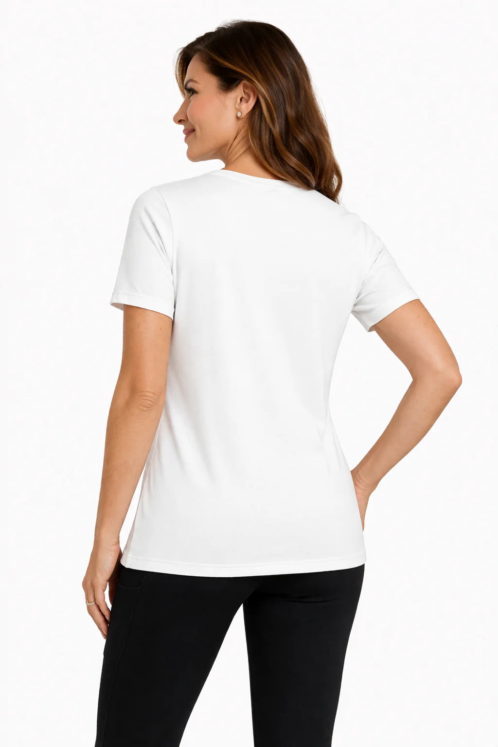Women'S Cooling V-Neck Short Sleeve T-Shirt