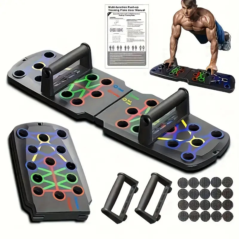 Multi-functional Folding Push Up Board