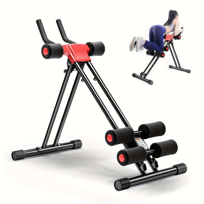 Ab Workout Machine Adjustable Foldable Core Trainer-1