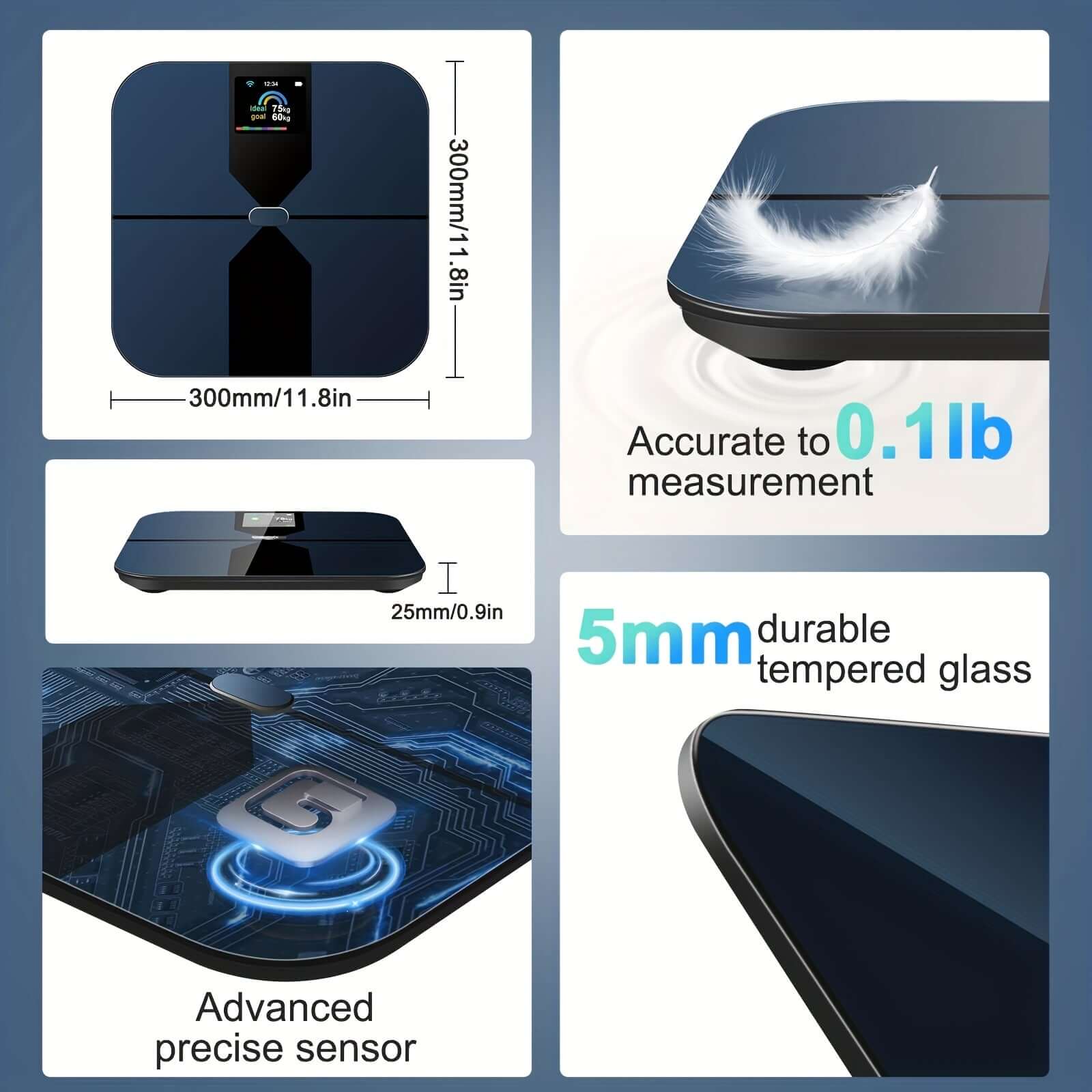 Smart Body Scale with Color Screen & App Sync product image 2