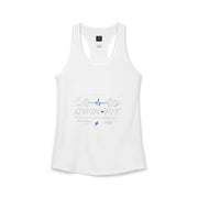 Women's White Racerback Workout Tank