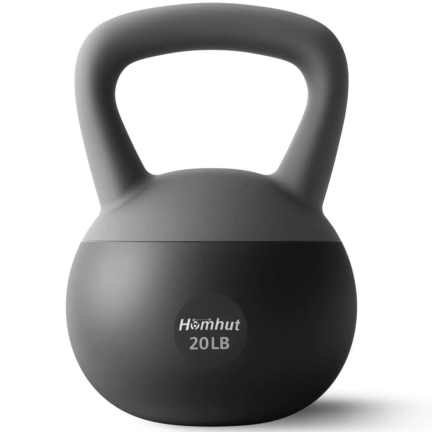 Soft Kettlebell with Handle - Home Gym Weight Training Equipment for Strength Conditioning, Core Training