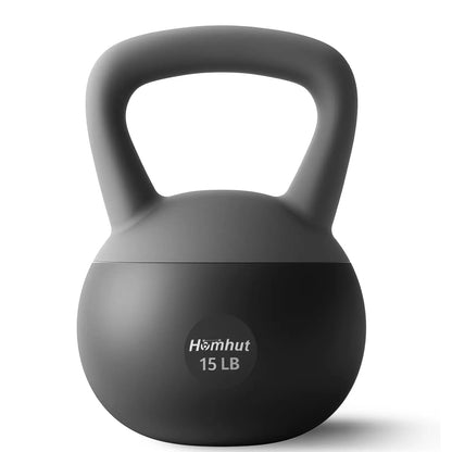Soft Kettlebell with Handle - Home Gym Weight Training Equipment for Strength Conditioning, Core Training