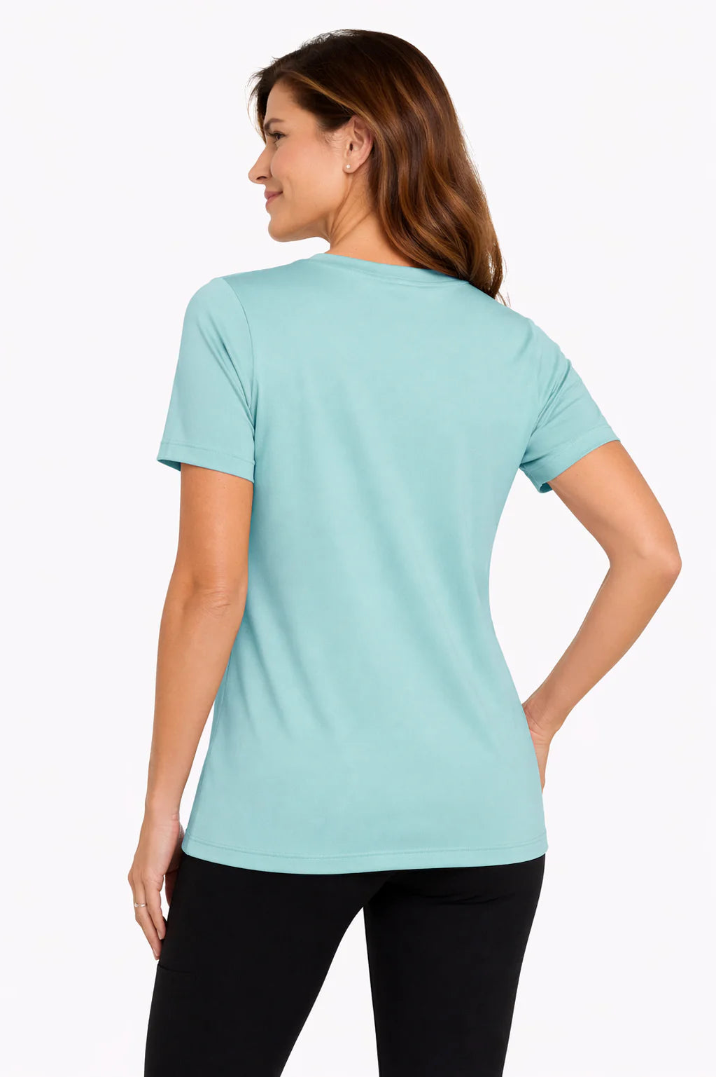 Women'S Cooling V-Neck Short Sleeve T-Shirt