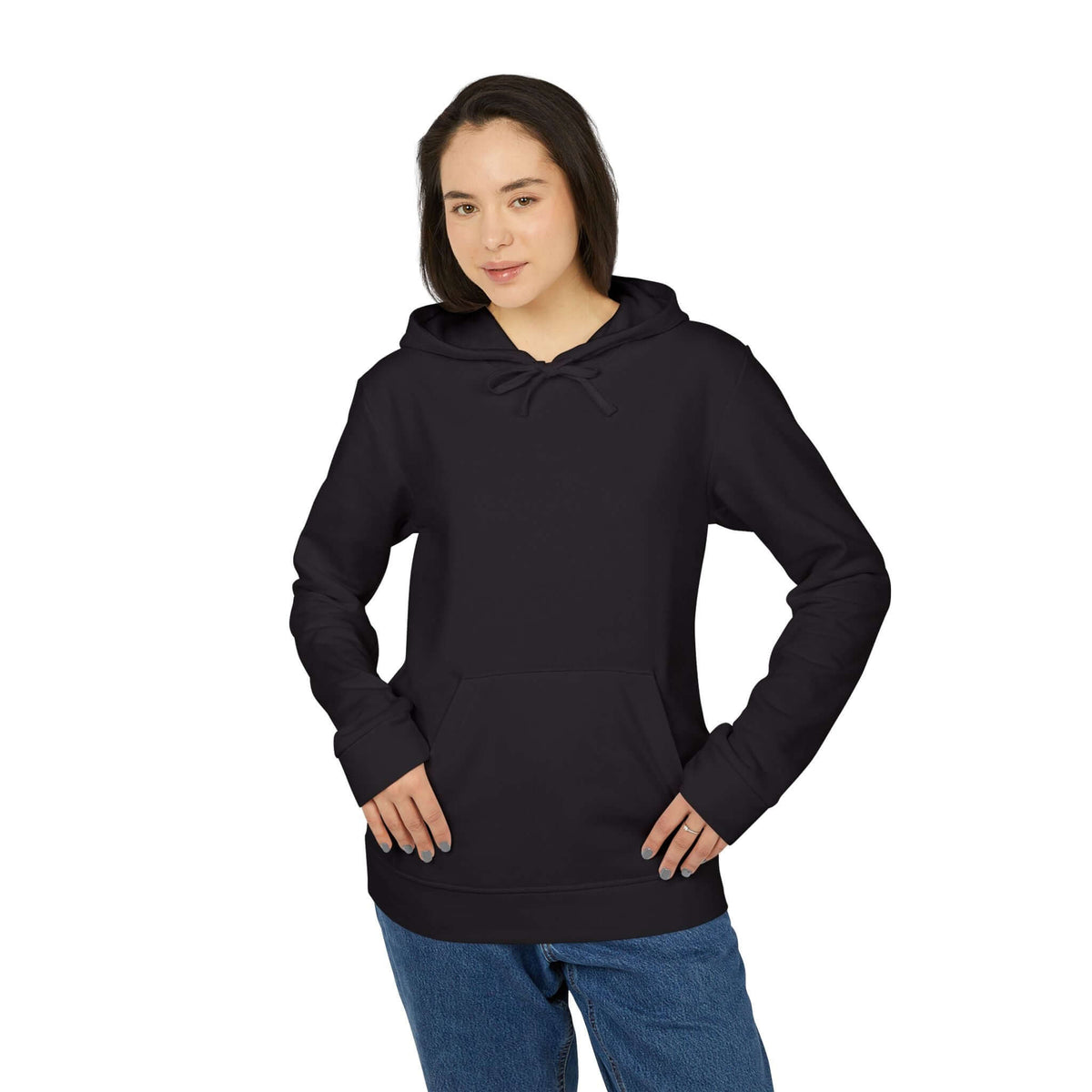 White Adidas Hoodie - Qwik-Fit Logo Athletic Pullover product image 6