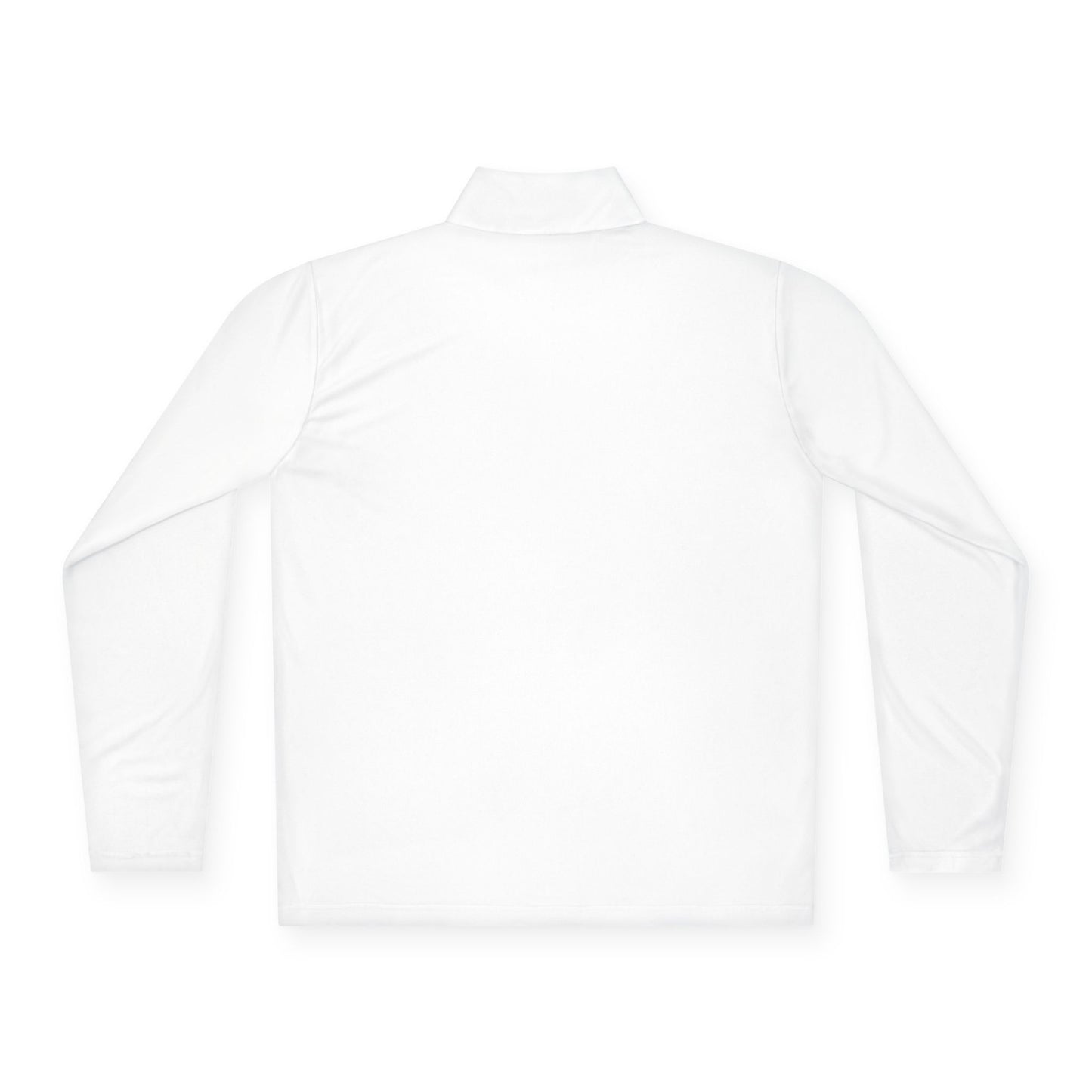 Quarter-Zip Pullover with Small Red 'F' Logo — Minimal Athletic Pullover