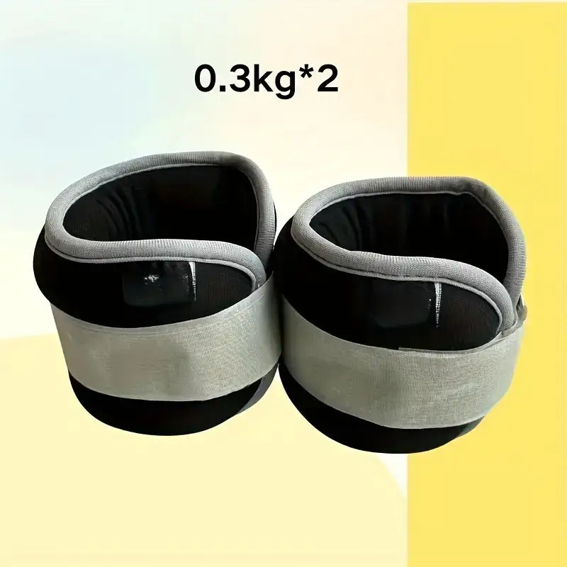 0.6kg strength training ankle weights designed for effective leg exercises and adjustable fit in home workouts.