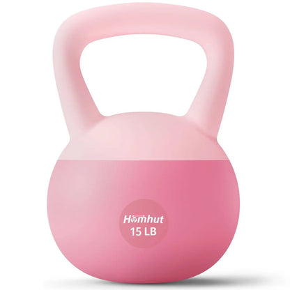 Soft Kettlebell with Handle - Home Gym Weight Training Equipment for Strength Conditioning, Core Training