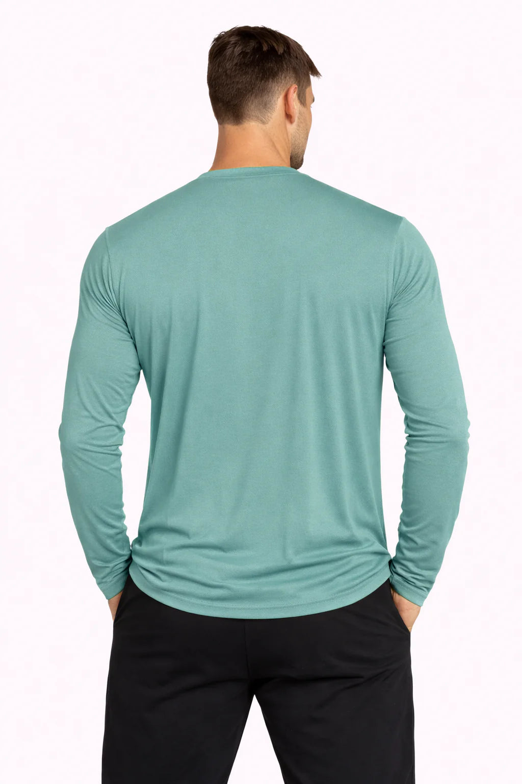 Men'S Cooling Crew Neck Long Sleeve T-Shirt