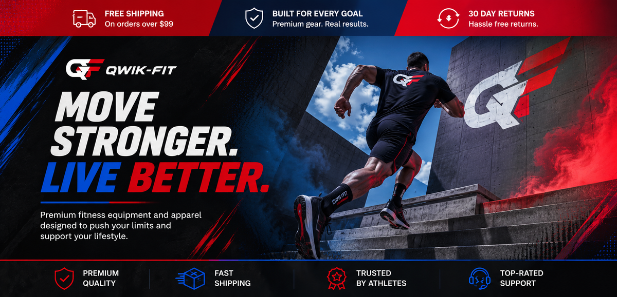 Qwik-Fit fitness equipment and workout gear