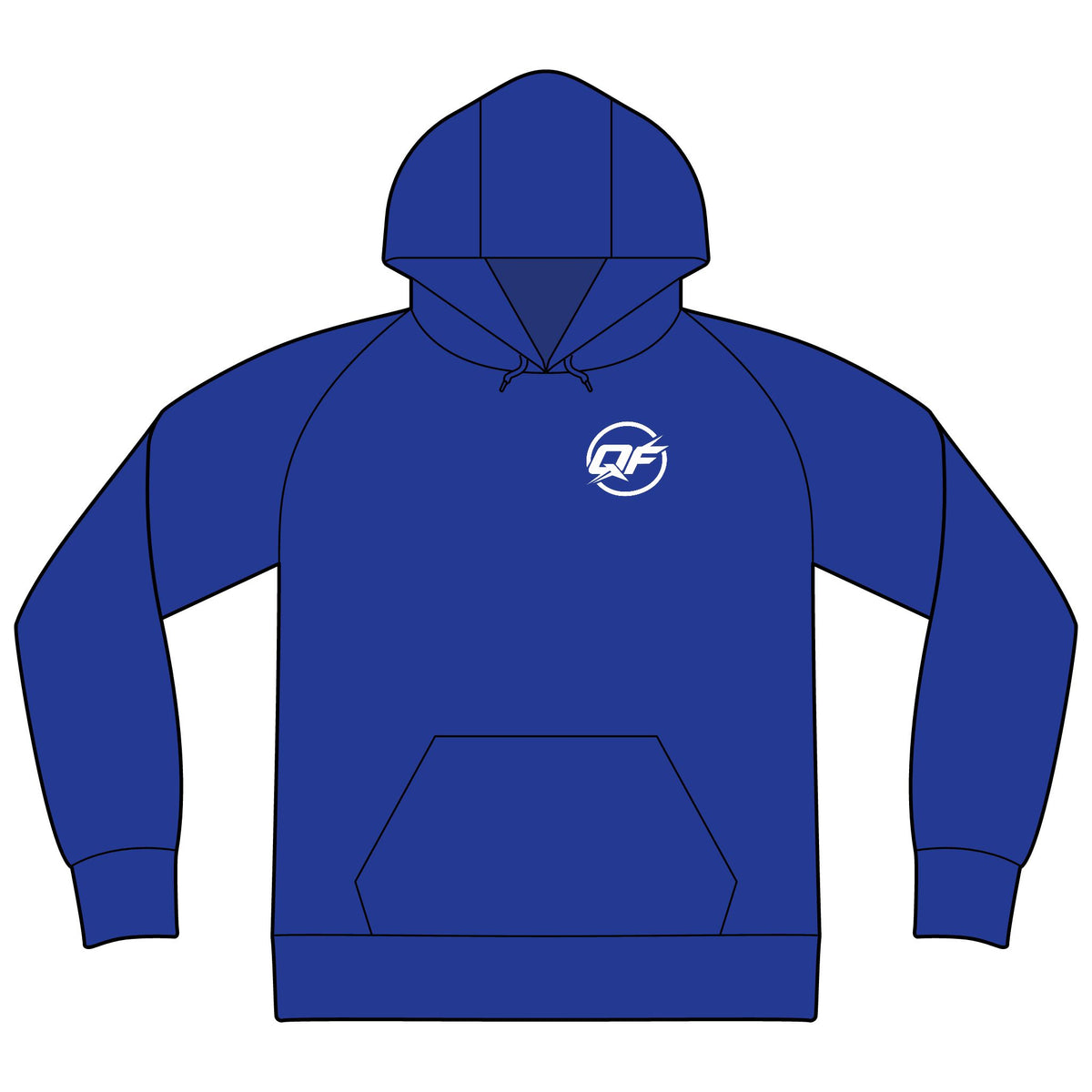 Qwik-Fit Athletic Colorblock Performance Hoodie — alternate view 5