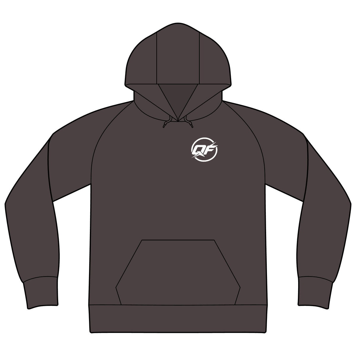 Qwik-Fit Athletic Colorblock Performance Hoodie — alternate view 6