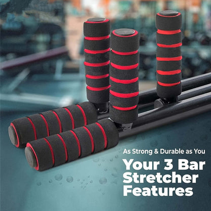 3-Bar Leg Stretcher with Adjustable Rollers-2