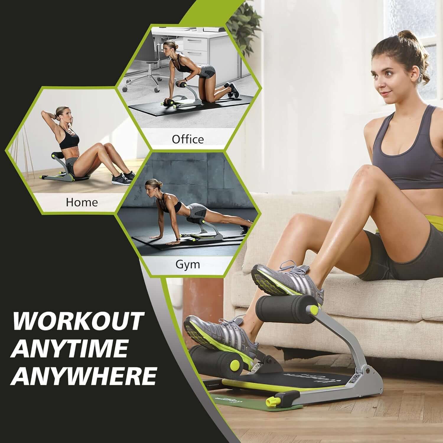 Sit Up Core Trainer Stainless Steel product image 2