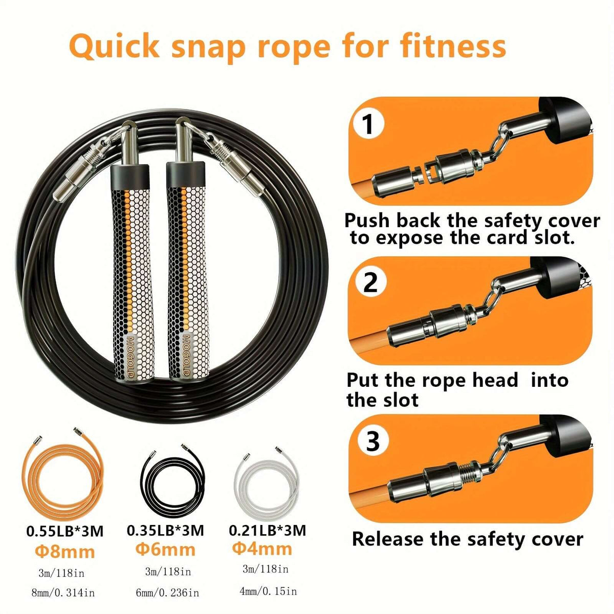 High-Performance Adjustable Fitness Speed Skipping Rope product image 4