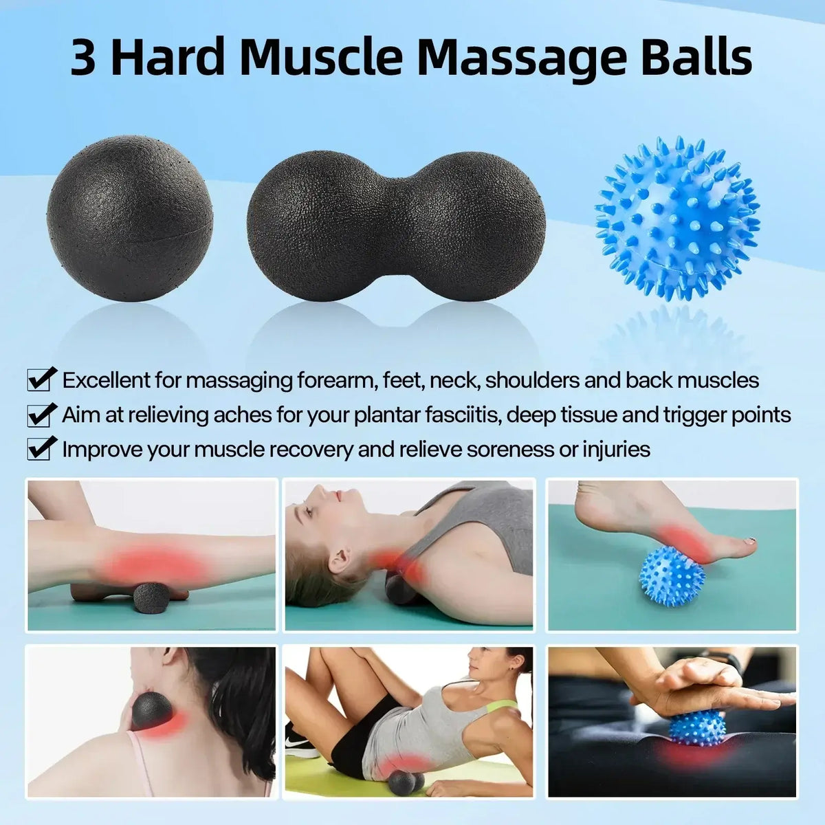7-In-1 Foam Roller Set For Yoga And Pain Relief product image 4
