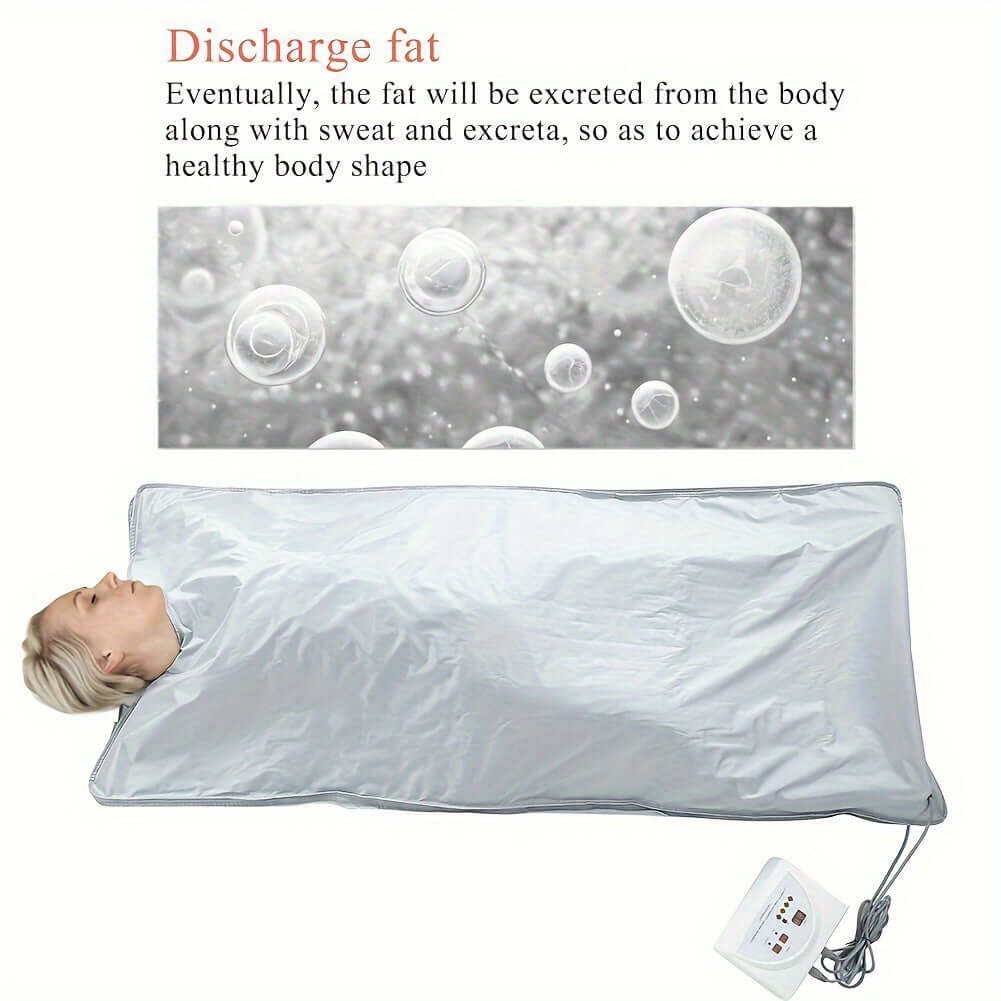 Far Infrared Sauna Blanket for Detox, promoting fat discharge for a healthy body shape.