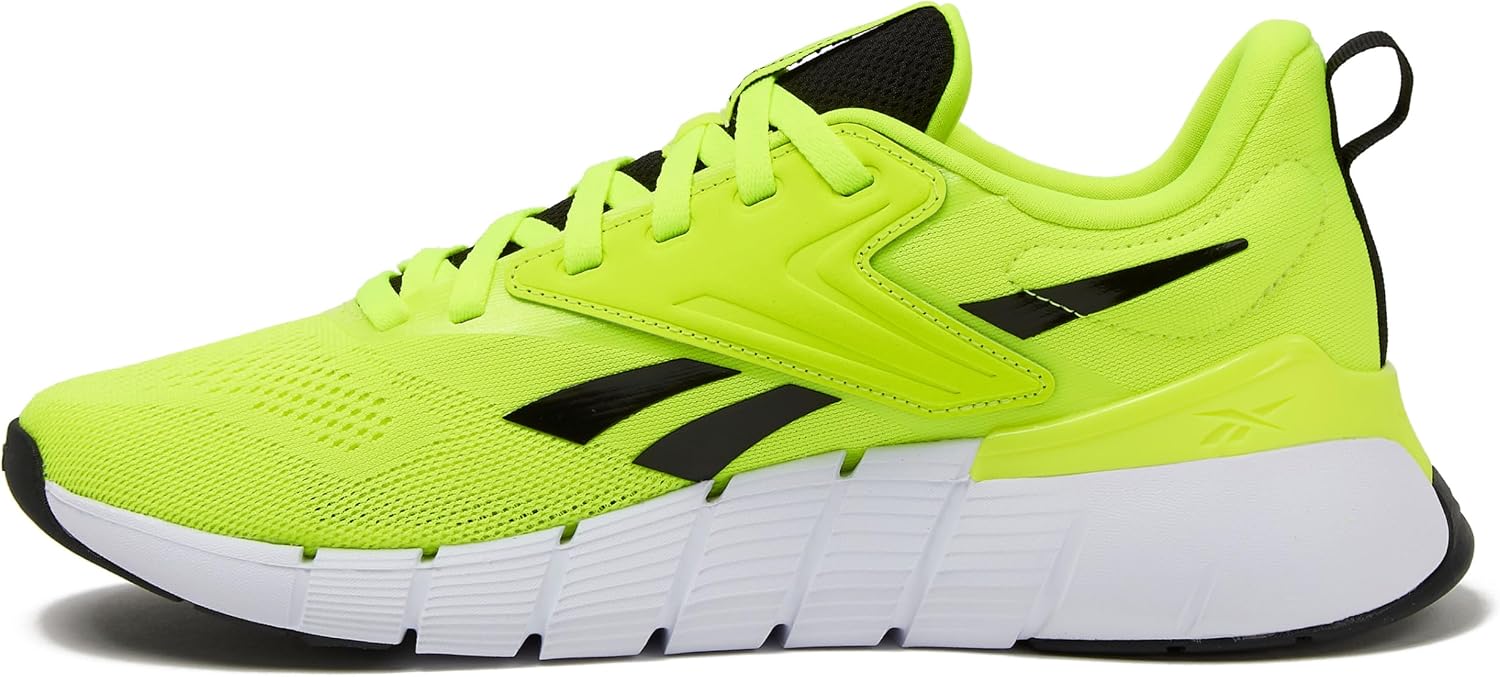 Reebok Nano Gym 1.0 men's athletic workout shoes with black and gray design, athletic sole, and supportive fit.