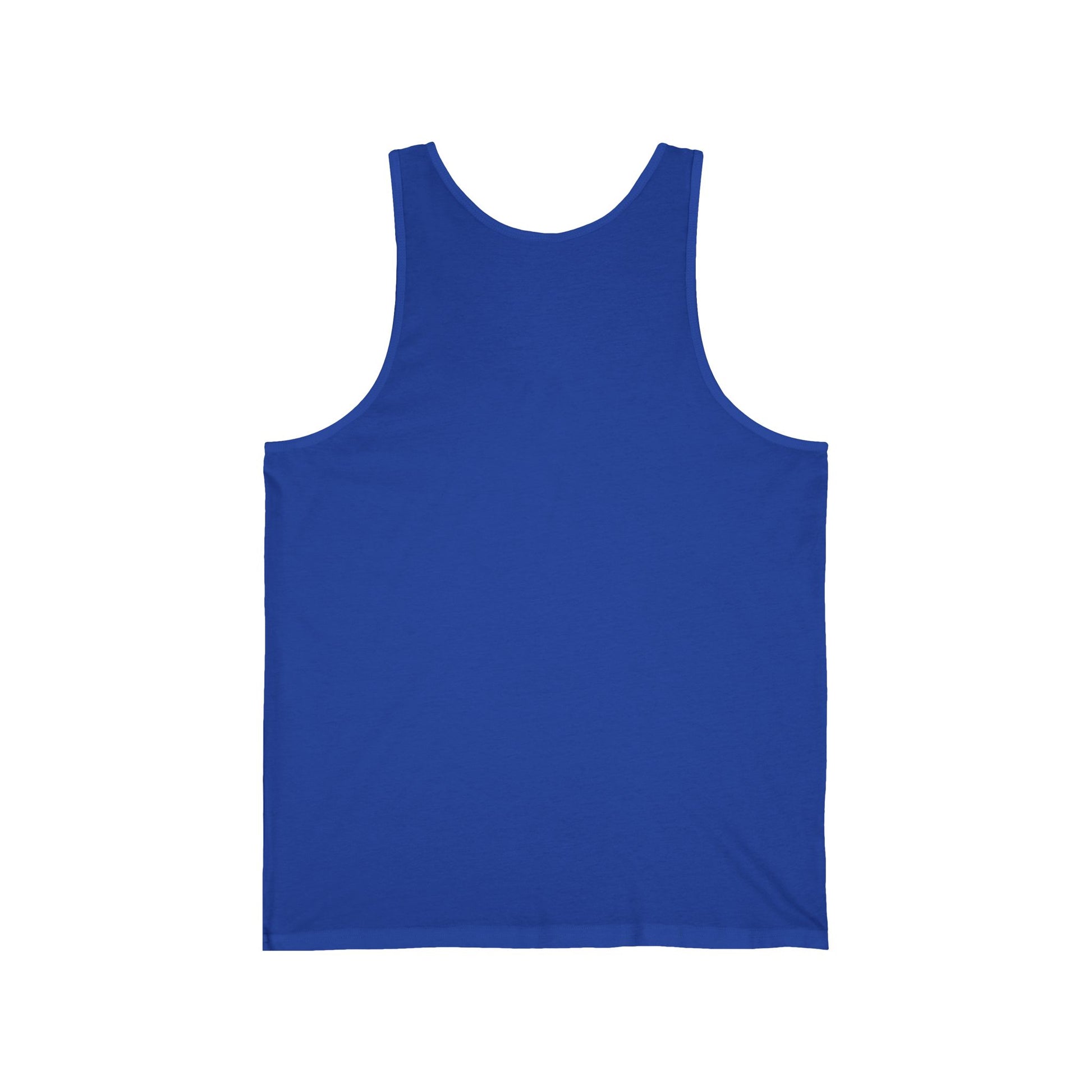 White minimalist tank top with a clean pocket and subtle Printify logo, perfect for casual summer wear.
